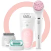 Braun Silk-épil 5,SES 5-875 براون مجموعة ادوات ازالة الشعر 4 في 1 من سيلك ابيل، لطيفة ومثالية للمبتدئين، للوجه والجسم،