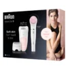 Braun Silk-épil 5,SES 5-875 براون مجموعة ادوات ازالة الشعر 4 في 1 من سيلك ابيل، لطيفة ومثالية للمبتدئين، للوجه والجسم،