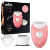 Braun Silk-épil SE3-440 براون سيلك-إيبيلي 3 نيو SE 3-440 مجموعة للإزالة الأولى للشعر 3 في 1 جهاز إبيليتور