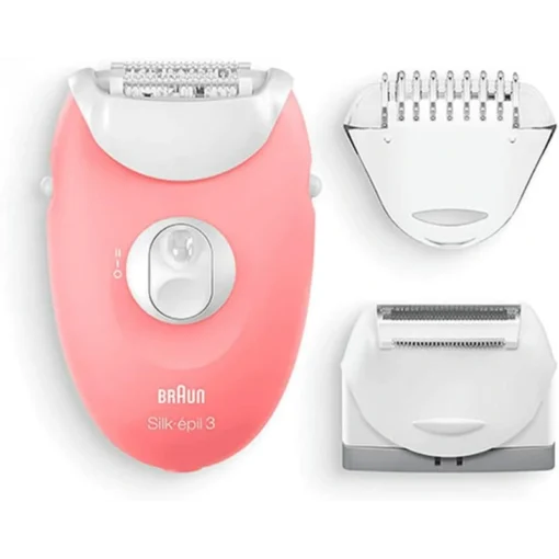 Braun Silk-épil SE3-440 براون سيلك-إيبيلي 3 نيو SE 3-440 مجموعة للإزالة الأولى للشعر 3 في 1 جهاز إبيليتور