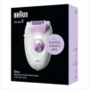 Braun Silk-épil SE3-000جهاز ازالة الشعر سيلك ابيل 3 SE 3-000 من براون، يزيل حتى الشعر القصير من الجذور، 20 ملقط مايكروجريب، جهاز ازالة الشعر