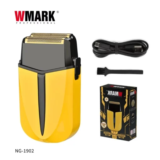 WMARK NG-1902 ماكينة تنعيم موس للرجال 8000 دورة في الدقيقة شفرة مزدوجة لاسلكية واجهة USB ماكينة قص شعر احترافية حلاقة كهربائية