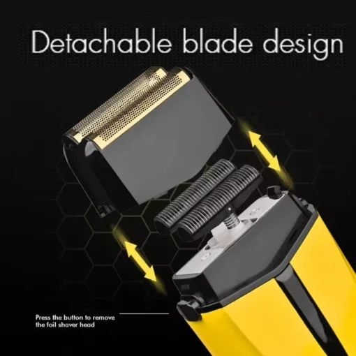 WMARK NG-1902 ماكينة تنعيم موس للرجال 8000 دورة في الدقيقة شفرة مزدوجة لاسلكية واجهة USB ماكينة قص شعر احترافية حلاقة كهربائية