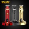 WMARK NG-203 ماكينة ترييم بشفرة T، احترافية، تصميم بدون فاصل للحلاقة، مثالية للحلاقين، شكل 0 مم، شاشة رقمية، محرك دوار قوي بسرعة 6500 دورة في الدقيقة، زمن تشغيل 180 دقيقة مع محول شحن وحامل.