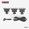 WMARK NG-338 ماكينة قص الشعر الاحترافية، تعمل بسرعة 7000RPM، بشفرات دقيقة وفولاذ مقاوم للصدأ، بطارية طويلة الأمد، شحن USB، تصميم مريح.