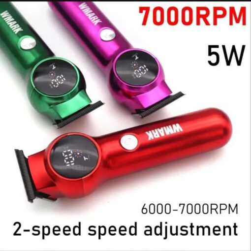 WMARK NG-7201 عرض رقمي ووظيفة توربو، شفرة ثابتة من الفولاذ المقاوم للصدأ 440C وشفرة متحركة سيراميكية، نوع C، سرعة عالية 7000 دورة في الدقيقة،