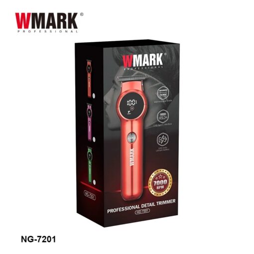WMARK NG-7201 عرض رقمي ووظيفة توربو، شفرة ثابتة من الفولاذ المقاوم للصدأ 440C وشفرة متحركة سيراميكية، نوع C، سرعة عالية 7000 دورة في الدقيقة،