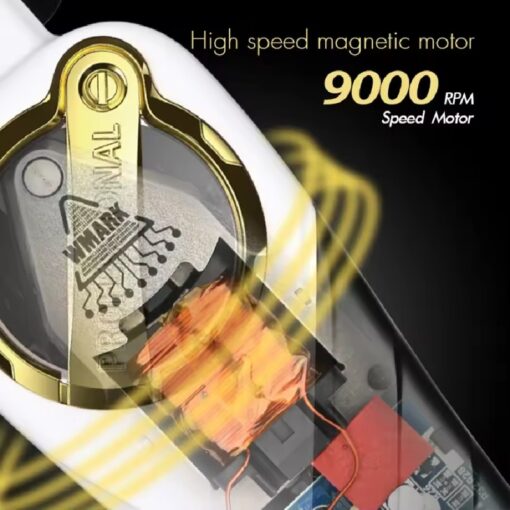 WMARK NG-9213 ماكينة قص شعر احترافية فائقة الجودة، محرك مغناطيسي سريع بسرعة 9000 دورة في الدقيقة مع شريحة دقيقة