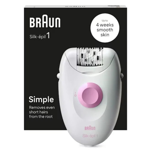 The Braun SE1-000 Silk-épil 1 براون ماكينة ازالة الشعر للنساء - SE1000 سيلك-إيبيلي 1، نظام إزالة الشعر للساقين والجسم (1)
