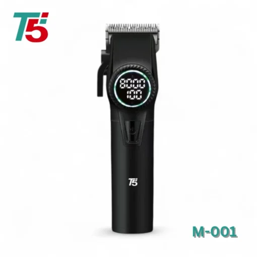 T5 M-001 Rechargeable Hair Clipper ماكينة حلاقة وتدريج الشعر T5