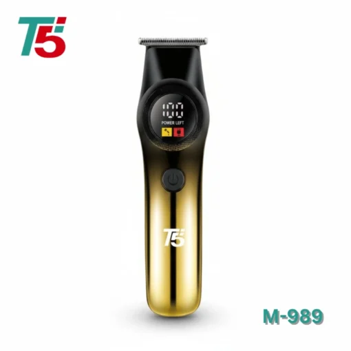 T5 M-989 RECHARGEABLE Hair Trimmer ماكينة حلاقة T5